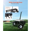 image:imageVEVOR Rolling Lawn Aerator 15 in Manual Push Aerator Roller with 42 Spikes amp 60 in Long Handle Fillable Drum for Added Weight HeavyDuty Lawn Soil Penetrator for Garden Yard Compacted SoilsTow Behind
