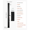 image:imageVEVOR Solar Shower 92 Gal 64FT Showerhead Height Outdoor Shower Black with Handheld amp Foot Faucet Hot amp Cold Water Adjustment Freestanding for Backyard Poolside Beach Pool