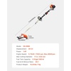 image:imageVEVOR String Trimmer 26cc 2 in 1 Weed Eater 17 Grass Trimmer with 10 Brush Cutter Weed Eater Gas Powered Shoulder Strap amp 3T Blade 2Stroke Weed Wacker Gas for Quick Grass Cleaning728 x 15 x 94 in