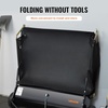 image:imageVEVOR Tow Behind Lawn Sweeper 50Inch 26 cu ft Large Capacity Pull Behind Lawn Sweeper Heavy Duty Leaf amp Grass Collector with Adjustable Sweeping Height for Garden Yard Farm Picking Up Debris44 Inch