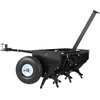 image:imageVEVOR Tow Behind Plug Aerator 40 in Lawn Spike Aerator with Universal Hitch 150lbs Weight Capacity Heavy Duty amp RustResistant Pull Behind Aeration Tool with Tray for Farmland amp Garden TractorsCore Aerator 40in