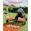image:imageVEVOR Tow Behind Plug Aerator 40 in Lawn Spike Aerator with Universal Hitch 150lbs Weight Capacity Heavy Duty amp RustResistant Pull Behind Aeration Tool with Tray for Farmland amp Garden TractorsSpike Aerator 40in
