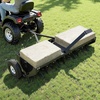 image:imageVEVOR Tow Behind Plug Aerator 40 in Lawn Spike Aerator with Universal Hitch 150lbs Weight Capacity Heavy Duty amp RustResistant Pull Behind Aeration Tool with Tray for Farmland amp Garden TractorsCore Aerator 48in