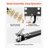 image:imageVEVOR Tow Behind Plug Aerator 40 in Lawn Spike Aerator with Universal Hitch 150lbs Weight Capacity Heavy Duty amp RustResistant Pull Behind Aeration Tool with Tray for Farmland amp Garden TractorsSpike Aerator 40in