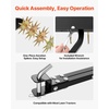image:imageVEVOR Tow Behind Plug Aerator 40 in Lawn Spike Aerator with Universal Hitch 150lbs Weight Capacity Heavy Duty amp RustResistant Pull Behind Aeration Tool with Tray for Farmland amp Garden TractorsSpike Aerator 32in