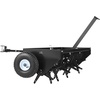 image:imageVEVOR Tow Behind Plug Aerator 40 in Lawn Spike Aerator with Universal Hitch 150lbs Weight Capacity Heavy Duty amp RustResistant Pull Behind Aeration Tool with Tray for Farmland amp Garden TractorsCore Aerator 48in
