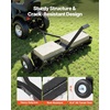 image:imageVEVOR Tow Behind Plug Aerator 40 in Lawn Spike Aerator with Universal Hitch 150lbs Weight Capacity Heavy Duty amp RustResistant Pull Behind Aeration Tool with Tray for Farmland amp Garden TractorsCore Aerator 40in