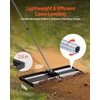 image:imageVEVOR Updated Lawn Leveling Rake with Roller 30 x 10 Stainless Steel Lawn Leveler with 839 Adjustable Handle Heavy Duty Yard Leveling Rake Effort Saving Lawn Leveling Tool for Yard Golf Court