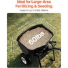 image:imageVEVOR Walk Behind Spreader 60LBS Capacity Push Spreader with 098 ft Spreading Width 8 in All Terrain Pneumatic Tires Garden amp Lawn Broadcast Spreaders for Seed Fertilizer