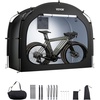 Black- Cabin-shaped - XXXL for 5-6 Bikes w/ 2 Doors