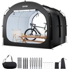 image:imageVEVOR Bike Tent 4 to 5 Bikes Outdoor Spacious Bike Storage Tent with Ventilated Window Waterproof EasytoInstall Bike Tent with High Strength Fiberglass amp Dual Zippers Fit for BicycleBlack Cabinshaped  XXL for 45 Bikes