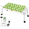 image:imageVEVOR Hydroponics Growing System Kit 1Tier 36 Sites UPVC Pipe Hydroponic Grow Kit with Timed Irrigation Sun amp Light Blocking Pipes Indoor Home Garden Vegetable Planting Grow Kits for Fruit HerbWhite