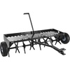 image:imageVEVOR Tow Behind Plug Aerator 40 in Lawn Spike Aerator with Universal Hitch 150lbs Weight Capacity Heavy Duty amp RustResistant Pull Behind Aeration Tool with Tray for Farmland amp Garden TractorsCore Aerator 48in