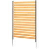 image:imageVEVOR Wooden Privacy Fence 48 x 49 inch Air Conditioner Fence 2 Panel Solid Outdoor Wood Privacy Screen with Metal Stakes Steel Frame Trash Can Hider Fences Suitable for Garden Pool1