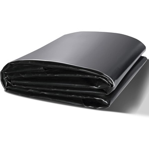 image:imageVEVOR 25 x 30 ft Pond Liner 14 Mil Thickness 3Layer Reinforced PE Fish Koi Pond Liner for Outdoor Ponds with Hemmed Edge and 4 Metal Buttonholes for Water Garden Waterfall and Fountains Black30 x 35 ft