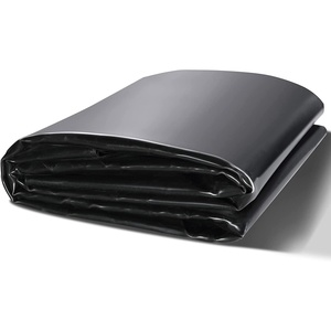 image:imageVEVOR 25 x 30 ft Pond Liner 14 Mil Thickness 3Layer Reinforced PE Fish Koi Pond Liner for Outdoor Ponds with Hemmed Edge and 4 Metal Buttonholes for Water Garden Waterfall and Fountains Black20 x 25 ft