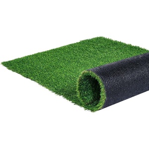 image:imageVEVOR Artificial Grass 15 x 7 ft Fake Grass Turf Rug 138 in Pile Height Realistic Synthetic Lawn Carpet Roll Mat Easy Clean Drainage Holes for Patio Garden Balcony Outdoor Indoor Decor Green5 x 10 FT