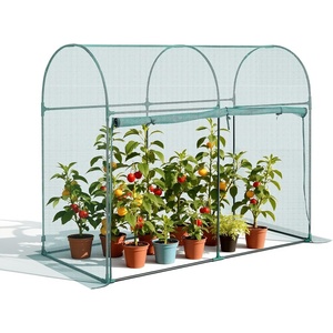 image:imageVEVOR Crop Cage 39 x 39 x 59 ft Plant Protection Tent with Zippered Door WindResistant Tall Crop Cage Easy to Install Outdoor Raised Bed Cover Tomato Plant Netting for Garden Patio Lawn59 x 298 x 49FtArch