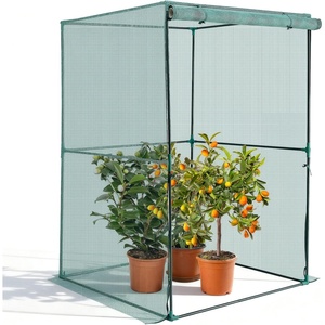 image:imageVEVOR Crop Cage 39 x 39 x 59 ft Plant Protection Tent with Zippered Door WindResistant Tall Crop Cage Easy to Install Outdoor Raised Bed Cover Tomato Plant Netting for Garden Patio Lawn39 x 39 x 59FtSquare