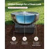 image:imageVEVOR Fountain and Water Feature Basin 30Inch Disappearing Water Fountain Basin for Landscape and Garden Supports Up to 500 lbs Heavy Duty Pond Reservoir for Bubbling Rock amp Garden Statues Black
