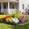 image:imageVEVOR Galvanized Steel Landscape Edging 10Pack 40 x 45 Inch Metal Edging for Landscaping with 11 Mounting Clips Heavy Duty Metal Garden Edge Border for Flower Bed Yard Pathway Black40 L x 45 H 225in