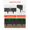 image:imageVEVOR Galvanized Steel Landscape Edging 10Pack 40 x 45 Inch Metal Edging for Landscaping with 11 Mounting Clips Heavy Duty Metal Garden Edge Border for Flower Bed Yard Pathway Black40 L x 815 H 5315in