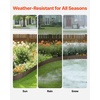 image:imageVEVOR Galvanized Steel Landscape Edging 10Pack 40 x 45 Inch Metal Edging for Landscaping with 11 Mounting Clips Heavy Duty Metal Garden Edge Border for Flower Bed Yard Pathway Black39 L x 5 H