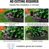 image:imageVEVOR Galvanized Steel Landscape Edging 10Pack 40 x 45 Inch Metal Edging for Landscaping with 11 Mounting Clips Heavy Duty Metal Garden Edge Border for Flower Bed Yard Pathway Black39 L x 3 H