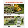 image:imageVEVOR Galvanized Steel Landscape Edging 10Pack 40 x 45 Inch Metal Edging for Landscaping with 11 Mounting Clips Heavy Duty Metal Garden Edge Border for Flower Bed Yard Pathway Black39 L x 5 H