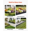 image:imageVEVOR Galvanized Steel Landscape Edging 10Pack 40 x 45 Inch Metal Edging for Landscaping with 11 Mounting Clips Heavy Duty Metal Garden Edge Border for Flower Bed Yard Pathway Black40 L x 815 H 5315in