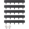 image:imageVEVOR Galvanized Steel Landscape Edging 10Pack 40 x 45 Inch Metal Edging for Landscaping with 11 Mounting Clips Heavy Duty Metal Garden Edge Border for Flower Bed Yard Pathway Black39 L x 5 H