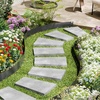 image:imageVEVOR Galvanized Steel Landscape Edging 10Pack 40 x 45 Inch Metal Edging for Landscaping with 11 Mounting Clips Heavy Duty Metal Garden Edge Border for Flower Bed Yard Pathway Black39 L x 3 H