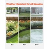 image:imageVEVOR Galvanized Steel Landscape Edging 10Pack 40 x 45 Inch Metal Edging for Landscaping with 11 Mounting Clips Heavy Duty Metal Garden Edge Border for Flower Bed Yard Pathway Black39 L x 5 H
