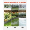 image:imageVEVOR Galvanized Steel Landscape Edging 10Pack 40 x 45 Inch Metal Edging for Landscaping with 11 Mounting Clips Heavy Duty Metal Garden Edge Border for Flower Bed Yard Pathway Black39 L x 5 H