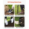 image:imageVEVOR Galvanized Steel Landscape Edging 10Pack 40 x 45 Inch Metal Edging for Landscaping with 11 Mounting Clips Heavy Duty Metal Garden Edge Border for Flower Bed Yard Pathway Black40 L x 815 H 5315in