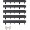 image:imageVEVOR Galvanized Steel Landscape Edging 10Pack 40 x 45 Inch Metal Edging for Landscaping with 11 Mounting Clips Heavy Duty Metal Garden Edge Border for Flower Bed Yard Pathway Black39 L x 4 H