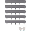 image:imageVEVOR Galvanized Steel Landscape Edging 10Pack 40 x 45 Inch Metal Edging for Landscaping with 11 Mounting Clips Heavy Duty Metal Garden Edge Border for Flower Bed Yard Pathway Black39 L x 5 H