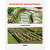 image:imageVEVOR Galvanized Steel Landscape Edging 10Pack 40 x 45 Inch Metal Edging for Landscaping with 11 Mounting Clips Heavy Duty Metal Garden Edge Border for Flower Bed Yard Pathway Black39 L x 4 H