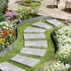 image:imageVEVOR Galvanized Steel Landscape Edging 10Pack 40 x 45 Inch Metal Edging for Landscaping with 11 Mounting Clips Heavy Duty Metal Garden Edge Border for Flower Bed Yard Pathway Black39 L x 3 H