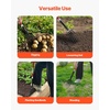 image:imageVEVOR Garden Fork 4Tine Gardening Pitchfork with Fiberglass Handle 45 in Heavy Duty Digging Fork with Y Grip Forged Steel Spading Fork for Hay Potato Composting Transplanting Aeration4Tine