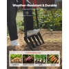 image:imageVEVOR Garden Fork 4Tine Gardening Pitchfork with Fiberglass Handle 45 in Heavy Duty Digging Fork with Y Grip Forged Steel Spading Fork for Hay Potato Composting Transplanting Aeration5TineU