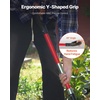 image:imageVEVOR Garden Fork 4Tine Gardening Pitchfork with Fiberglass Handle 45 in Heavy Duty Digging Fork with Y Grip Forged Steel Spading Fork for Hay Potato Composting Transplanting Aeration4Tine