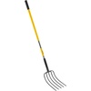 image:imageVEVOR Garden Fork 4Tine Gardening Pitchfork with Fiberglass Handle 45 in Heavy Duty Digging Fork with Y Grip Forged Steel Spading Fork for Hay Potato Composting Transplanting Aeration5Tine