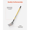 image:imageVEVOR Garden Fork 4Tine Gardening Pitchfork with Fiberglass Handle 45 in Heavy Duty Digging Fork with Y Grip Forged Steel Spading Fork for Hay Potato Composting Transplanting Aeration5Tine