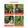 image:imageVEVOR Garden Fork 4Tine Gardening Pitchfork with Fiberglass Handle 45 in Heavy Duty Digging Fork with Y Grip Forged Steel Spading Fork for Hay Potato Composting Transplanting Aeration5Tine
