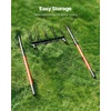 image:imageVEVOR Garden Fork 4Tine Gardening Pitchfork with Fiberglass Handle 45 in Heavy Duty Digging Fork with Y Grip Forged Steel Spading Fork for Hay Potato Composting Transplanting Aeration5TineU