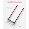 image:imageVEVOR Garden Fork 4Tine Gardening Pitchfork with Fiberglass Handle 45 in Heavy Duty Digging Fork with Y Grip Forged Steel Spading Fork for Hay Potato Composting Transplanting Aeration5TineU