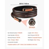 image:imageVEVOR Garden Hose 75 ft 58 Heavy Duty 4Layer Rubber Water Hose 150PSI Working amp 600PSI Burst Flexible amp Nonkink Outdoor Waterhose with 34 Fitting Lightweight Hoses for Gardening Cleaning25 ft