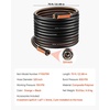 image:imageVEVOR Garden Hose 75 ft 58 Heavy Duty 4Layer Rubber Water Hose 150PSI Working amp 600PSI Burst Flexible amp Nonkink Outdoor Waterhose with 34 Fitting Lightweight Hoses for Gardening Cleaning75 ft