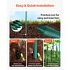image:imageVEVOR Garden Stakes 25 Pack 7087 inch Plastic Coated Metal Tomato Stakes Garden Sticks for Plants Support with Pointed End and NonSlip Bumps for Growing Climbing Plants Outdoor Vegetables15m11mm